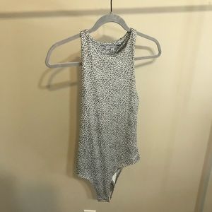 Cheetah print body suit